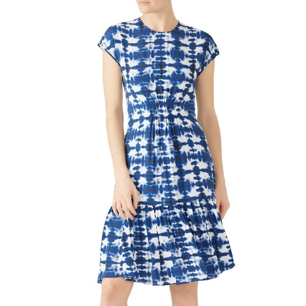 PROENZA SCHOULER Black Label Short Sleeve Tie Dye Dress Size 6